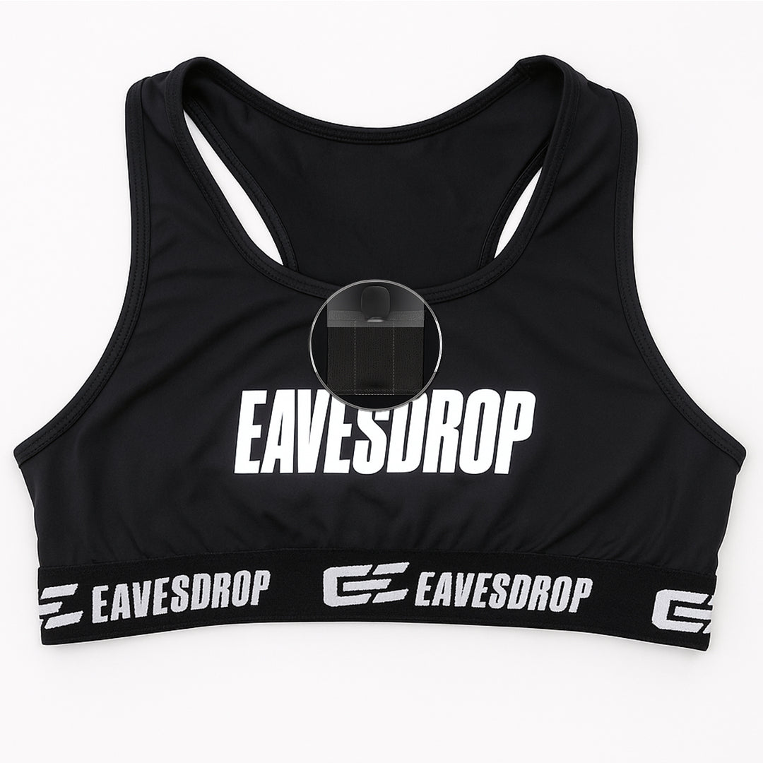 Eavesdrop GO + Mic Bundle — vest with wireless mic, X-ray view